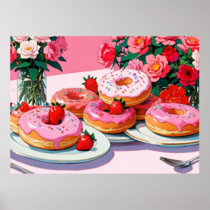 Póster Poster lindo rosado