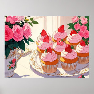 Póster Poster lindo rosado