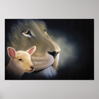 Póster Poster Lion and the Lamb