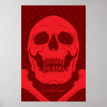 Poster literario de Treasure Island