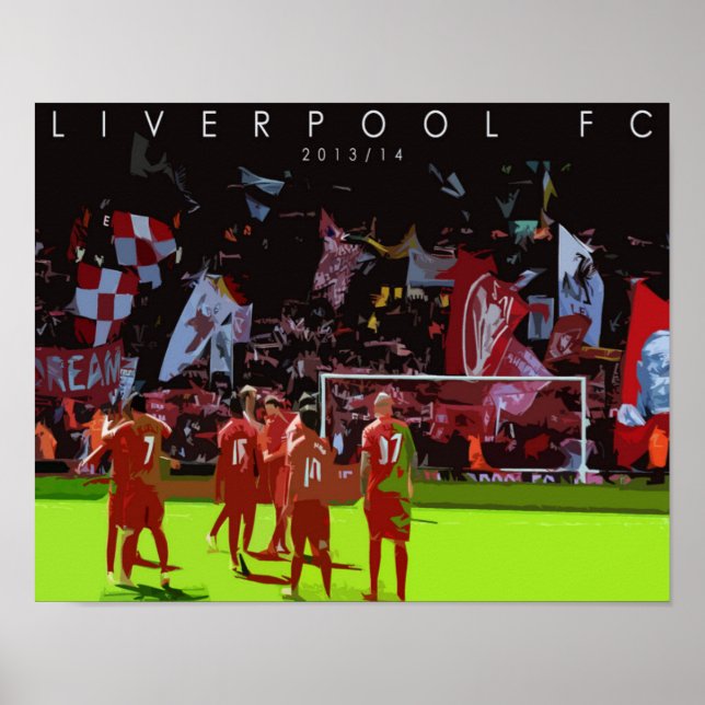 Póster Poster Liverpool FC 2013/14 (Frente)