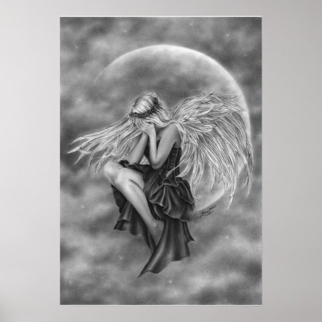 Póster Poster Llorando Moon Angel (Frente)