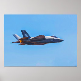 Póster Poster Lockheed Martin F-35A Lightning II