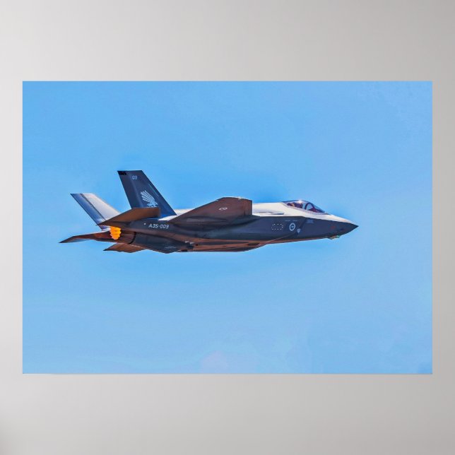Póster Poster Lockheed Martin F-35A Lightning II (Frente)
