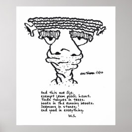 Póster Poster loco humorístico y bien leído 1-6-23