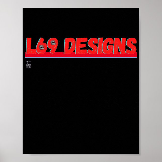 Póster poster "LOGO L69 diseños" (Frente)