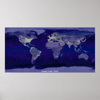 Póster Poster / luces de tierra