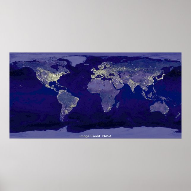 Póster Poster / luces de tierra (Frente)