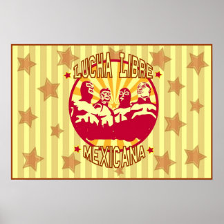 Póster Poster lucha libre mexicana