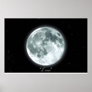 Póster poster "LUNA COMPLETA ("Luna")"