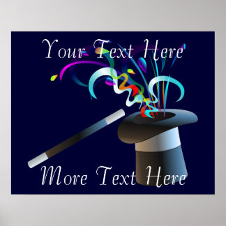 Póster Poster Magic Top Hat