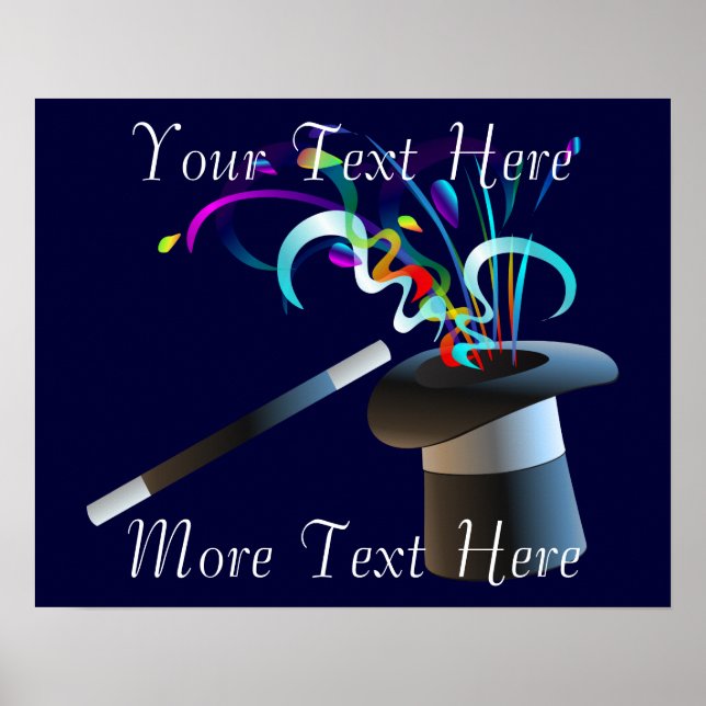 Póster Poster Magic Top Hat (Frente)