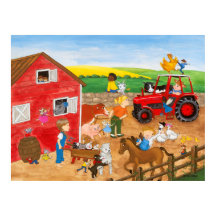 Poster mágico de granja