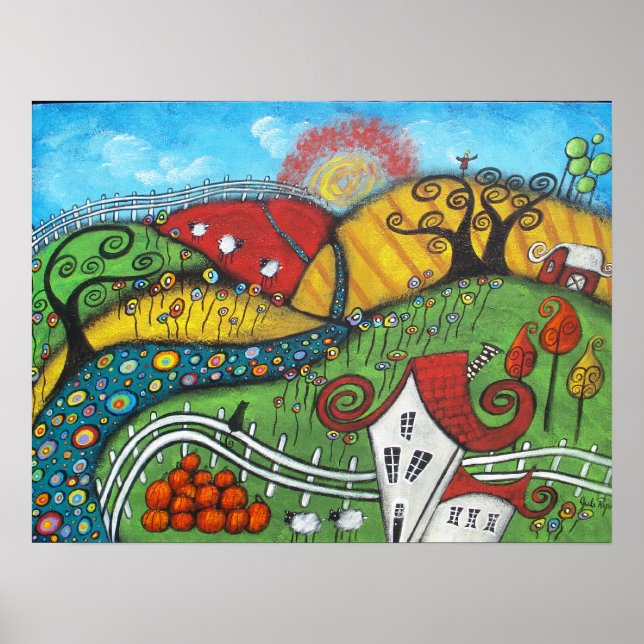 Póster Poster mágico de otoño (Frente)