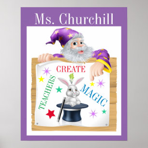 Póster Poster mágico del profesor - SRF