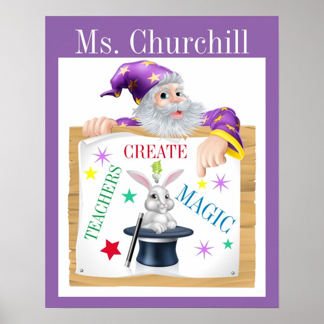 Póster Poster Mágico del Profesor - SRF (Frente)