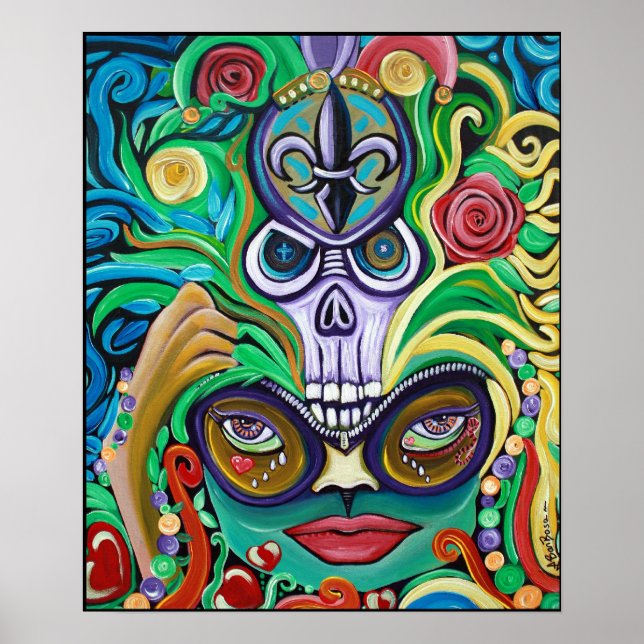 Póster Poster mágico Mardi Gras (Frente)