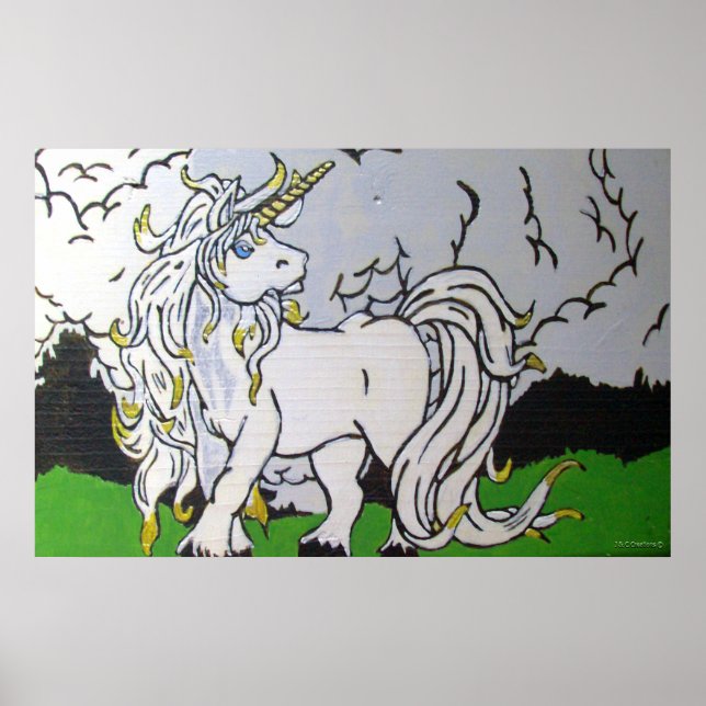 Póster Poster magico unicornio (Frente)