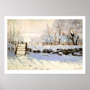 Póster Poster magpie monet