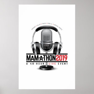 Póster Poster MaM-a-Thon 24x36