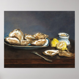 PÓSTER POSTER : MANET : OYSTERS : 1864 - 65