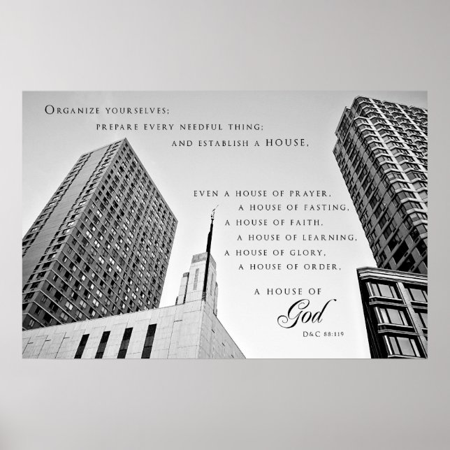 Póster Poster - Manhattan New York LDS Temple (Frente)