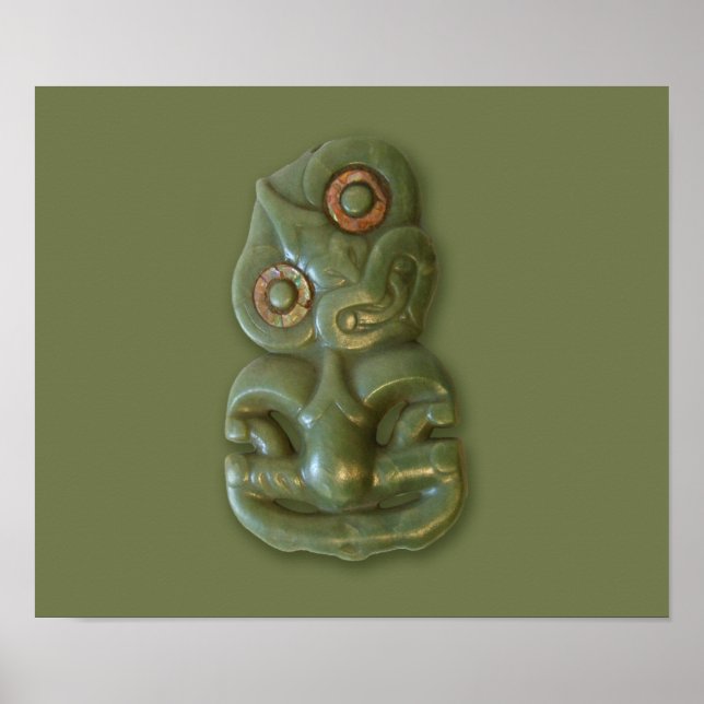 Póster Poster Maori Hei-Tiki (Frente)