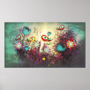 Póster Poster Maravilla Enormes ojos Aves