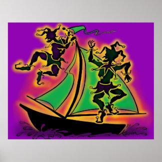 Póster Poster Mardi Gras