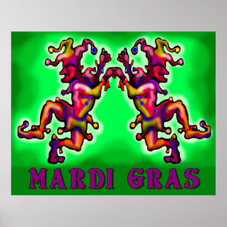 Póster Poster Mardi Gras