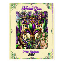 Poster Mardi Gras 2024