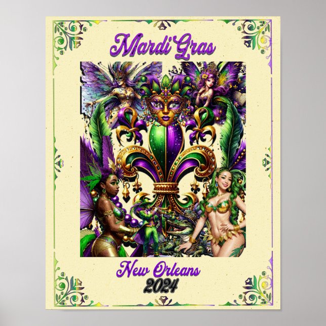 Póster Poster Mardi Gras 2024 (Subido por el creador)