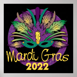 Póster Poster Máscara de Mardi Gras - 2022