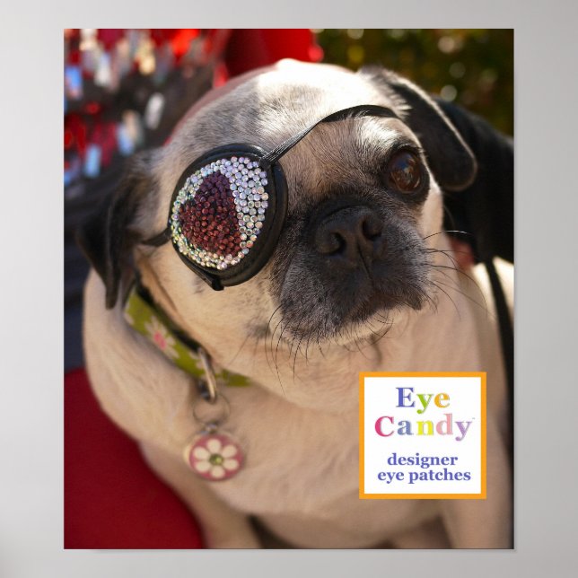 Póster Poster: Mascota de los ojos con caramelo, Trixie t (Frente)