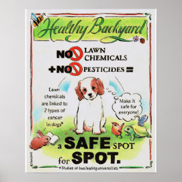 Póster poster mascota Safe Yard