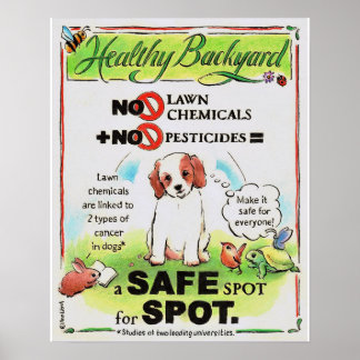 Póster poster mascota Safe Yard