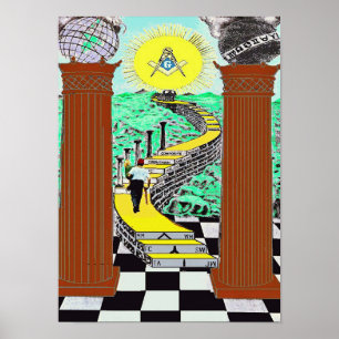 Póster Poster masónico de Shriner