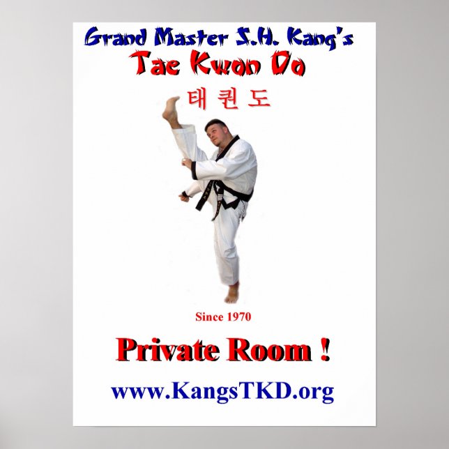 Póster Poster-Master Perry Front Kick-Private Room (Frente)