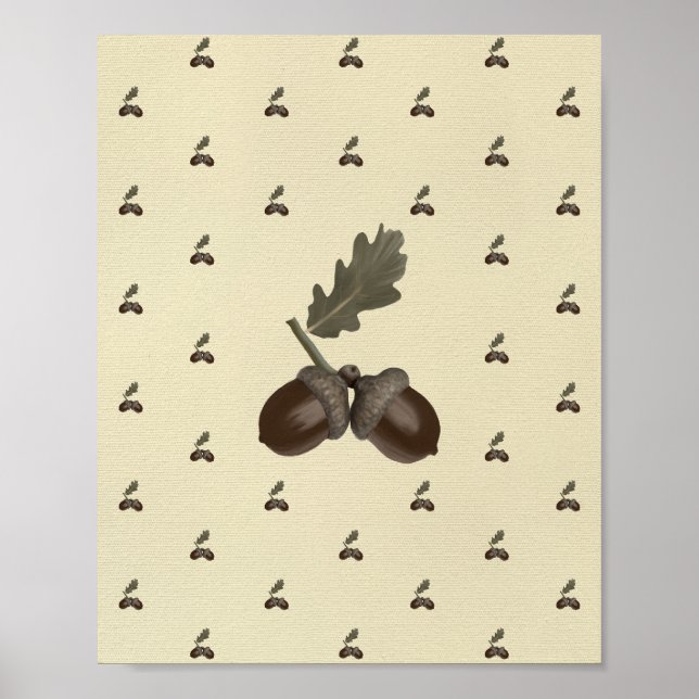 Póster poster mate de patrón_3_acorn_1 (Frente)