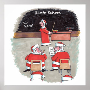 Póster Poster mate de prueba Santa