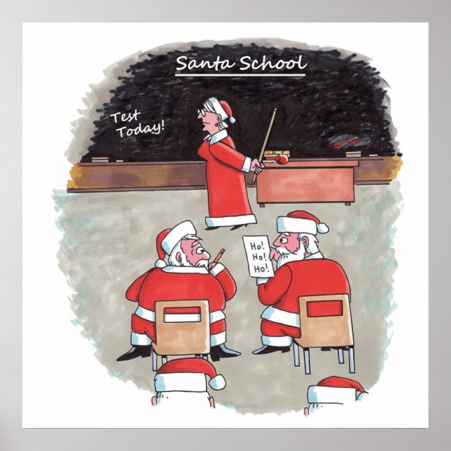 Póster Poster mate de prueba Santa (Frente)