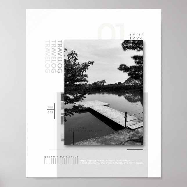 Póster poster mate de travelog_1 (Frente)