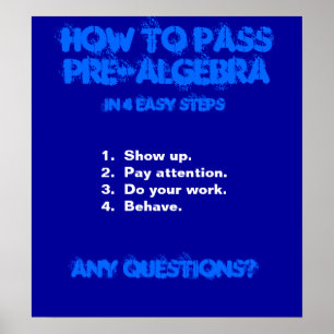 Póster poster matemático
