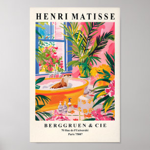 Póster Poster Matisse, Poster Cute Otter, Mediana Maximal