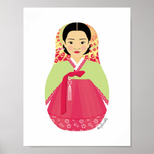 Póster Poster Matryoshka de Corea