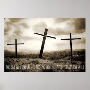 PÓSTER POSTER MATTHEW 24:13