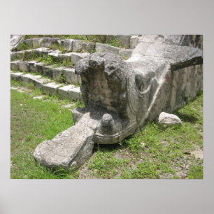 Póster Poster maya de la serpiente