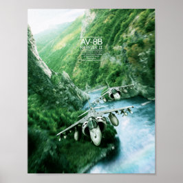 Póster Poster McDonnell Douglas AV-8B Harrier II