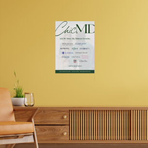 Póster Poster MD de moda