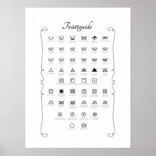 Póster Poster med tvättråd